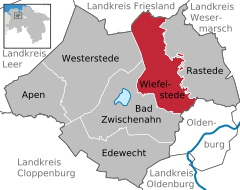 Wiefelstede in WST.svg