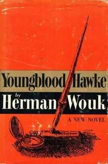 First edition cover of "Youngblood Hawke" by Herman Wouk