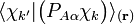 \langle \chi _{{k'}}|{\big (}P_{{A\alpha }}\chi _{k}{\big )}\rangle _{{({\mathbf  {r}})}}