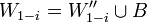 W_{{1-i}}=W''_{{1-i}}\cup B