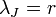 \lambda _{J}=r