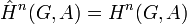 {\hat  H}^{n}(G,A)=H^{n}(G,A)