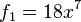 f_{1}=18x^{7}