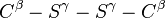 C^{{\beta }}-S^{{\gamma }}-S^{{\gamma }}-C^{{\beta }}