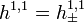 h^{{1,1}}=h_{{\pm }}^{{1,1}}