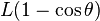 L(1-\cos \theta )