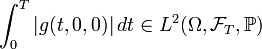 \int _{0}^{T}|g(t,0,0)|\,dt\in L^{2}(\Omega ,{\mathcal  {F}}_{T},{\mathbb  {P}})