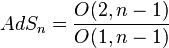 AdS_{n}={\frac  {O(2,n-1)}{O(1,n-1)}}