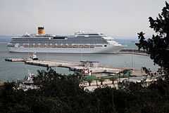 MS Costa Concordia before the disaster