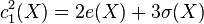  c_1^2(X) = 2 e(X) + 3\sigma(X) 