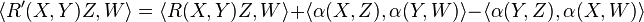 \langle R'(X,Y)Z, W\rangle = \langle R(X,Y)Z, W\rangle + \langle \alpha(X,Z), \alpha(Y,W)\rangle -\langle \alpha(Y,Z), \alpha(X,W)\rangle 