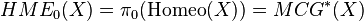 HME_0(X)=\pi_0({\rm Homeo}(X))=MCG^*(X)