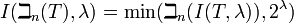 I(\beth_n(T), \lambda)= \min(\beth_n(I(T,\lambda)), 2^\lambda)