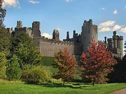 Arundel castle founded by Roger de Montgomery in 1067