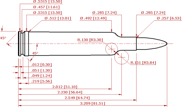 257 Weatherby Magnum Schematic