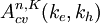 A^{n,K}_{cv}(k_e,k_h)