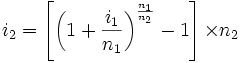 i_2=\left[\left(1+\frac{i_1}{n_1}\right)^\frac{n_1}{n_2}-1\right]{\times}n_2