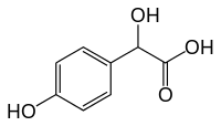 Chemical structure of 4-Hydroxymandelic acid
