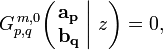 
G_{p,q}^{\,m,0} \!\left( \left. \begin{matrix} \mathbf{a_p} \\ \mathbf{b_q} \end{matrix} \; \right| \, z \right) = 0,
