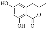 Chemical structure of 6-hydroxymellein