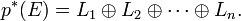 p^*(E)=L_1\oplus L_2\oplus\cdots\oplus L_n.