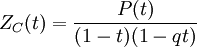 Z_C(t) = \frac{P(t)}{(1-t)(1-qt)}
