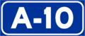 Autovía A-10 shield