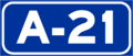 Autovía A-21 shield