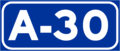 Autovía A-30 shield