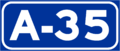 Autovía A-35 shield