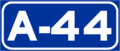 Autovía A-44 shield