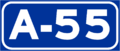Autovía A-55 shield