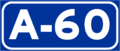 Autovía A-60 shield