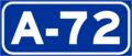 Autovía A-72 shield