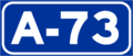 Autovía A-73 shield