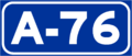 Autovía A-76 shield