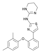 Structural formula of abafungin