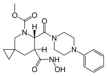 Skeletal formula of aderbasib