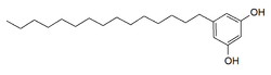 Chemical structure of adipostatin A