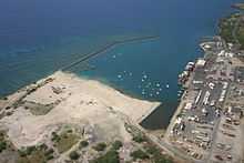 Harbor from the air