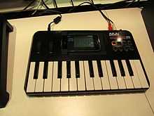 A MIDI controller for use with an iPhone