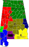 Boy Scout Council Map