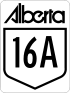 Alberta Highway 16A shield