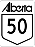 Alberta Highway 50 shield