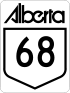 Alberta Highway 68 shield