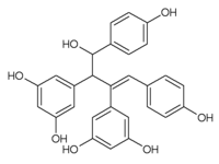 Chemical structure of amurensin A