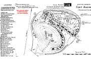 A 1921 map of Fort Andrews