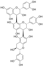 Chemical structure of arecatannin B1