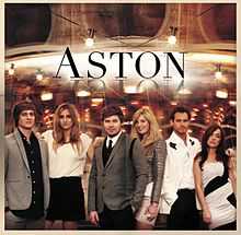 Aston band members, from left to right: Will Henderson, Hanna Oblikov, Michael Bennet, Eliza Morrison, Daniel Luscombe and Ella Jamieson