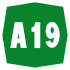 A19 Motorway shield}}